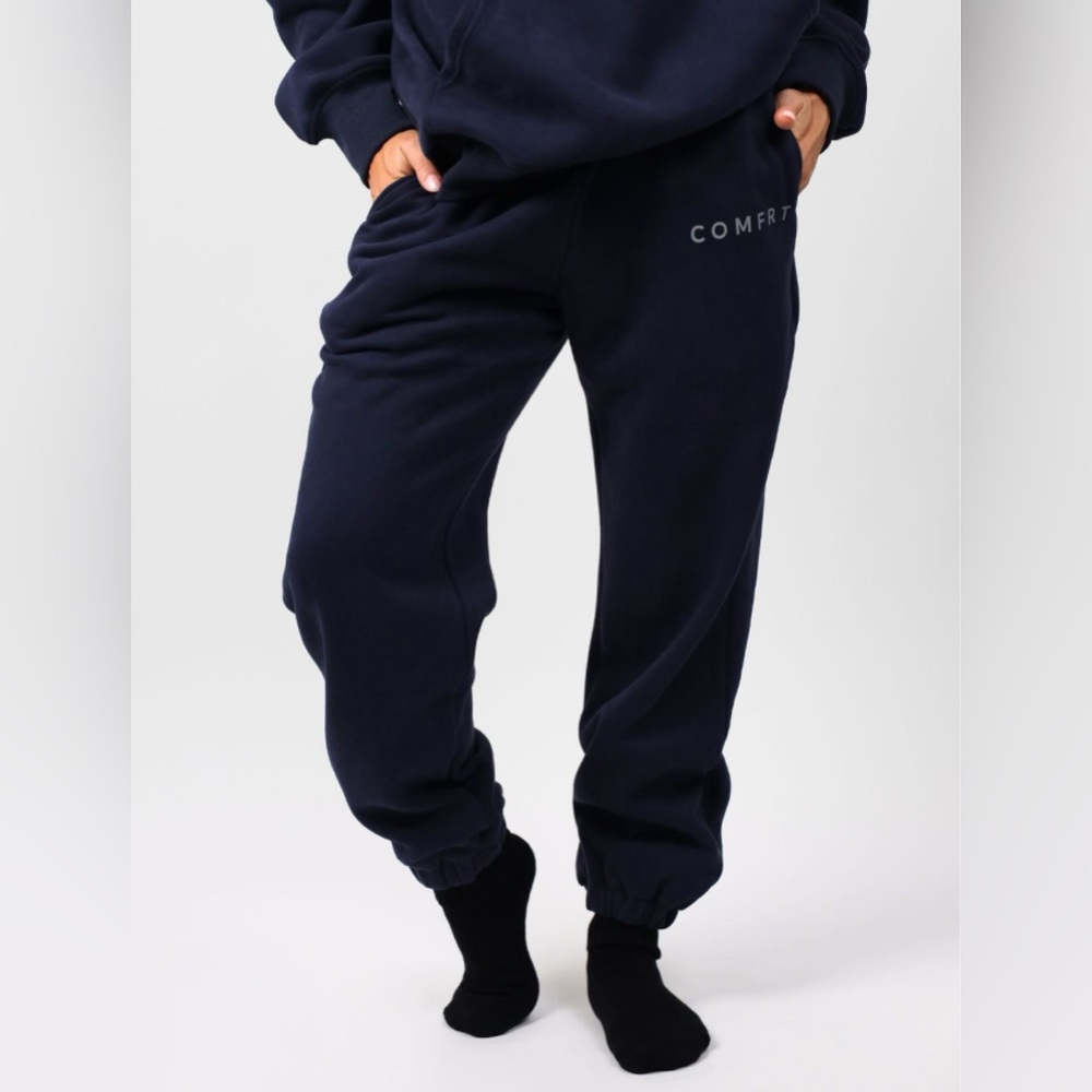 Comfort Navy Blue Joggers Sweatpants Size Small Nwot